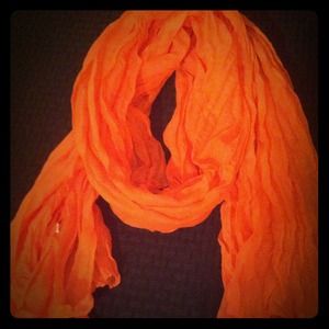 Bright Orange Scarf