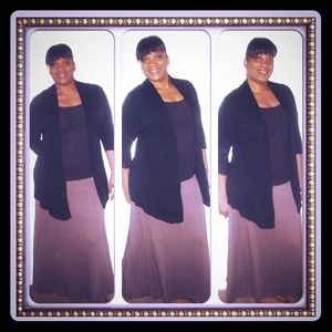 Plus Size 3X Maxi Skirt