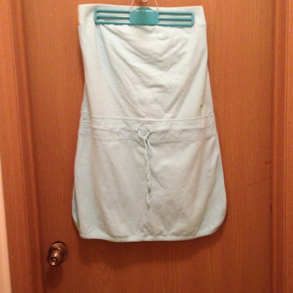 Light blue American eagle dress/ swim cover.