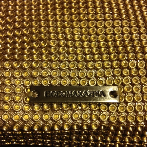 Gold Mesh BCBG Maxazria Clutch - Picture 2 of 3