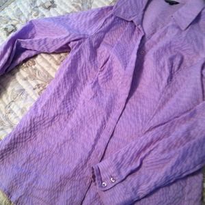 Lavender button down shirt