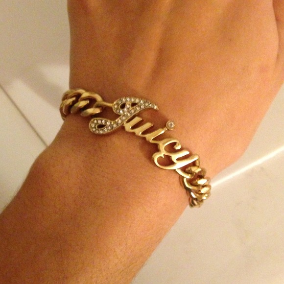 Authentic Gold Juicy Couture bracelet