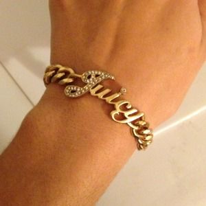 Authentic Gold Juicy Couture bracelet
