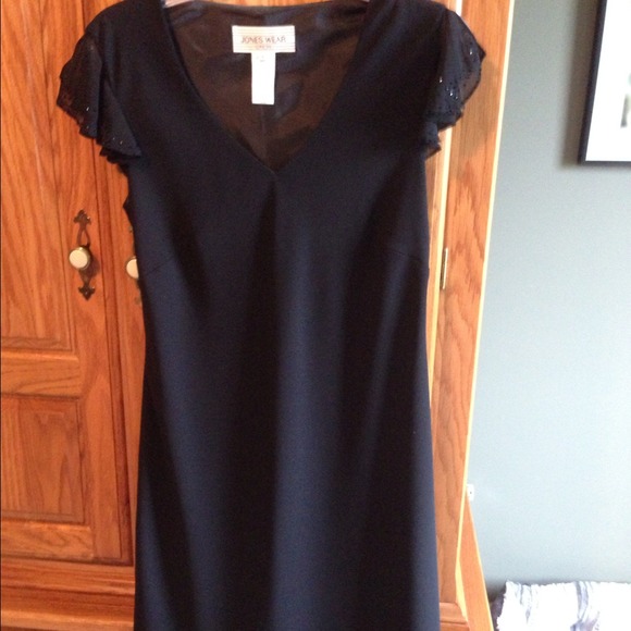 Jones black cocktail dress size 8