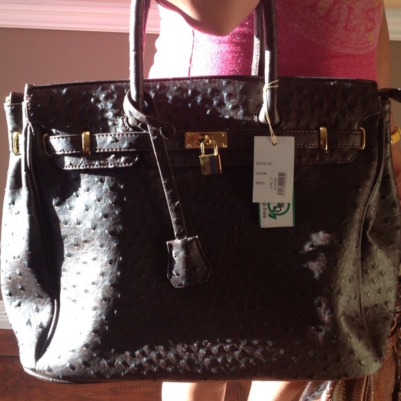 Hermes Large chocolate brown bag.