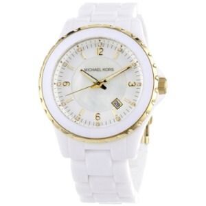 RESERVED-Authentic White Michael Kors Watch