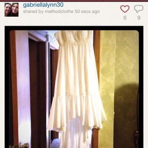 Cut beach wedding dress👌