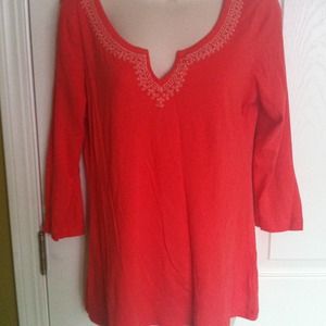 Old Navy top - coral
