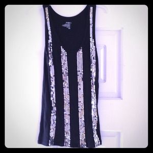 Old Navy Sequin Tank Top!