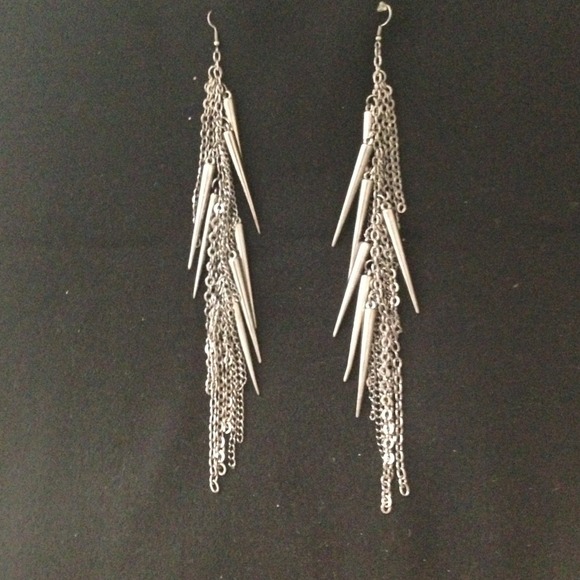 Spike and Chainz long earrings