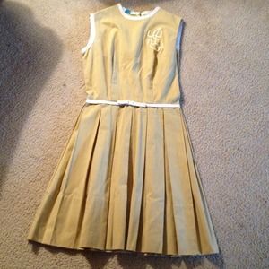 Vintage light green short dress