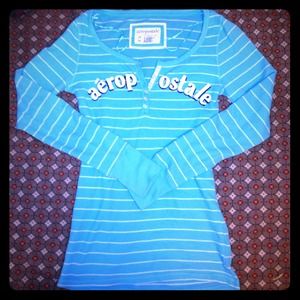 Aeropostale thermal button up