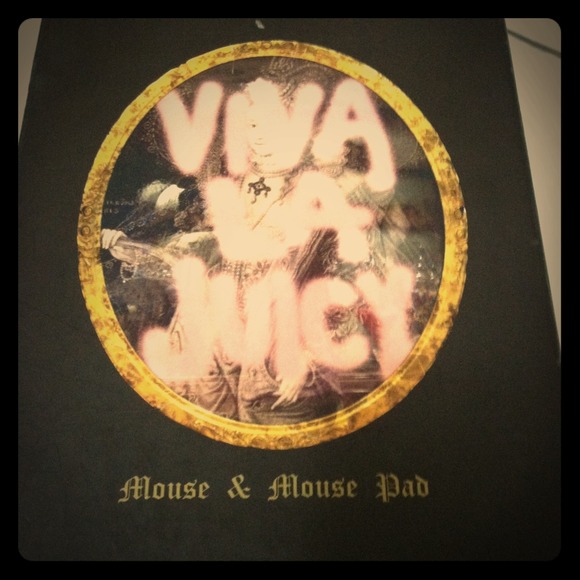 Juicy Couture mouse and mouse pad