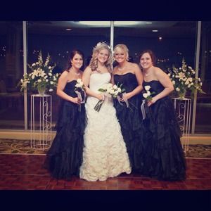 David's Bridal bridesmaid dress