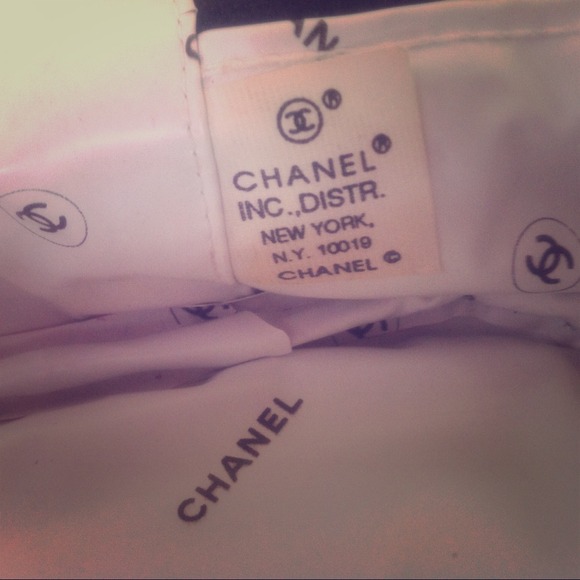 SOLD...3 CHANEL Cosmetic Bags Camila Cotton