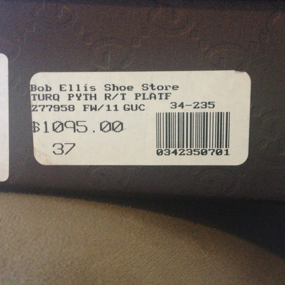 Gucci 6 inch platform strappy heel - Picture 4 of 4