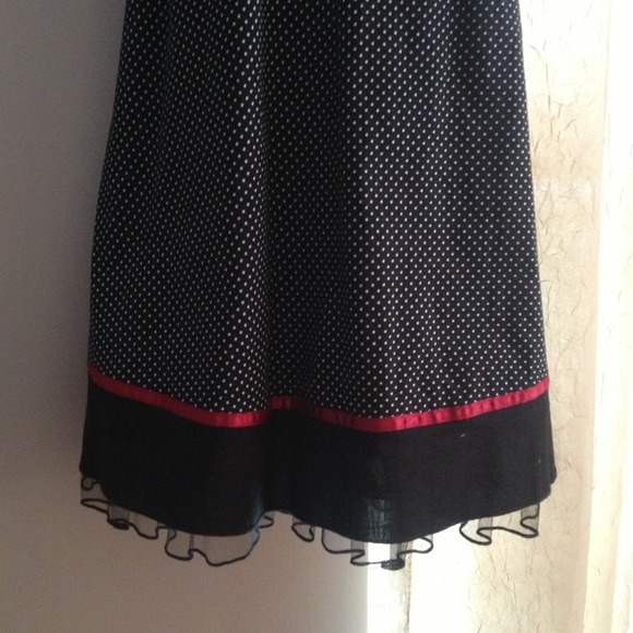 ♥Black polka dot dress♥ - Picture 3 of 4