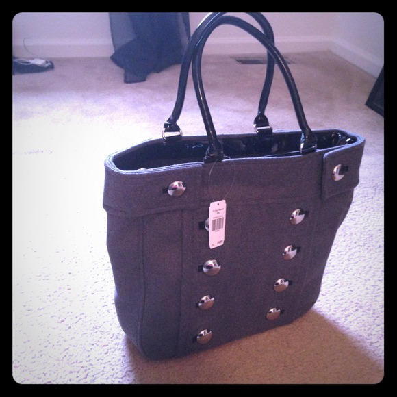 Grey Peacoat Purse!