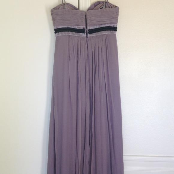 BCBG silk with overlay evening gown size 2 - Picture 3 of 4