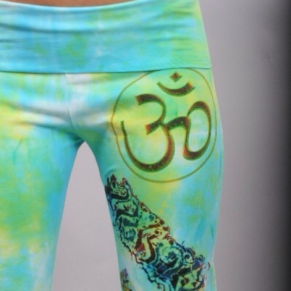 Bright Om Yoga Pants