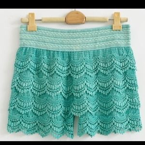 Mint lace shorts are in I have 2 pairs