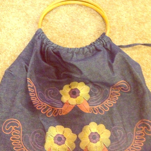 Spring denim bag