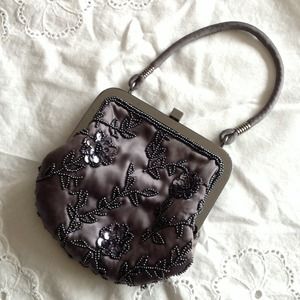 Express NWOT gray embellished wristlet!