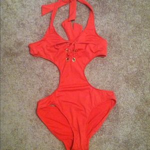 NWOT Red Apple Bottoms Swim Suit