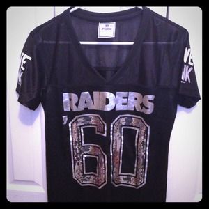Victoria's Secret raiders sequined jersey