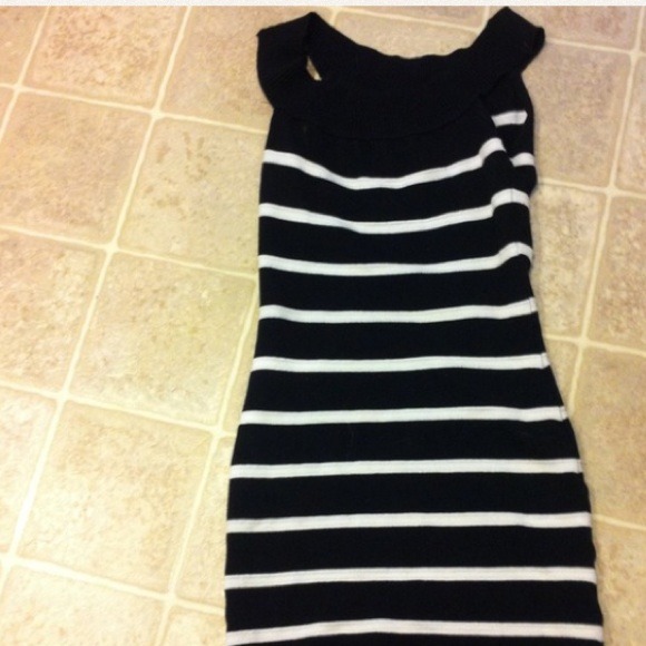 Bundled!! Dolce Vita Black and White Striped Dress