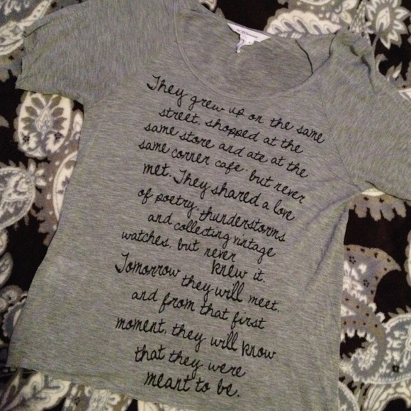 BCBGeneration Tops - BCBG Generation quote shirt