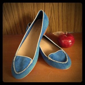 Cole Hann Blue Suede Shoes