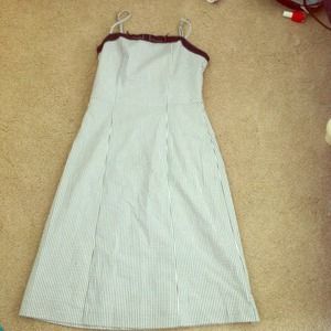 Isaac Mizrahi for Target Seersucker Striped Dress