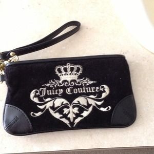Juicy couture wristlet handbag