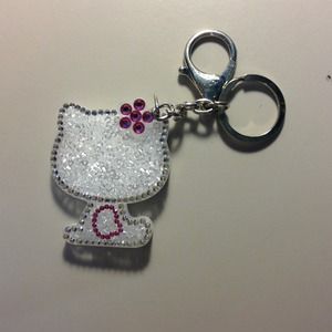 Hello Kitty Key Chain - Full of CZ Crystal