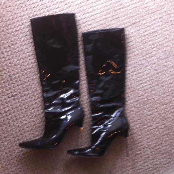 Gucci patent leather boots - Picture 1 of 2