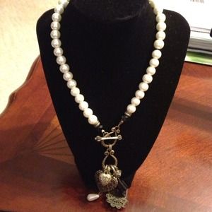 Park Lane Pearl Necklace with Charms