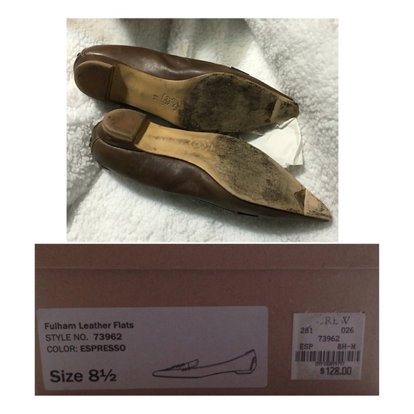 J.CREW  Fulham Leather Flats - Picture 4 of 4