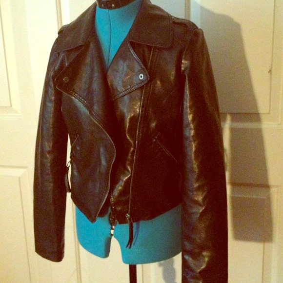 Mossimo Jackets & Blazers - 🚫HOLD🚫 HOST PICK faux leather  motorcycle jacket