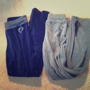 🚫🚫TRADED🚫🚫purple and gray sweatpants
