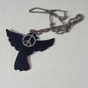 Peace n Dove necklace