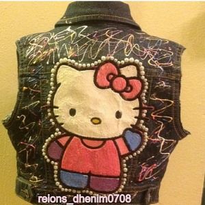 Jean vest Custom made