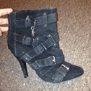 Playboy bunny short zip up boots