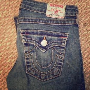 True Religion "Joey" Low-rise Bootcut Jean