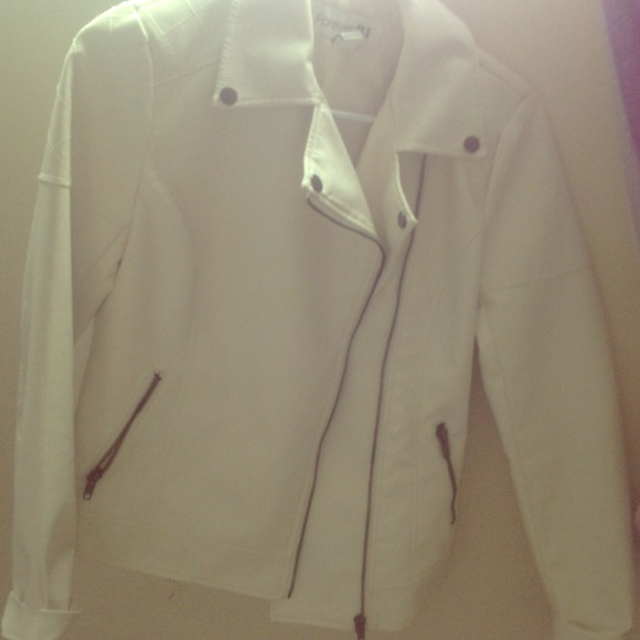 White Leather Jacket