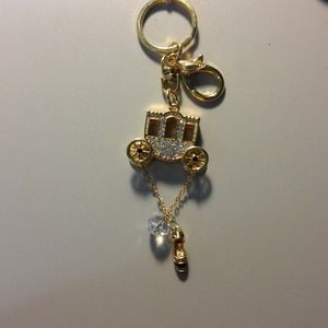 Crystal purse charm/ key chain