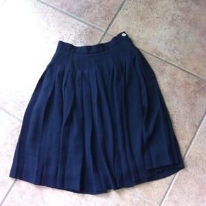 Beautiful navy blue pleaded skirt
