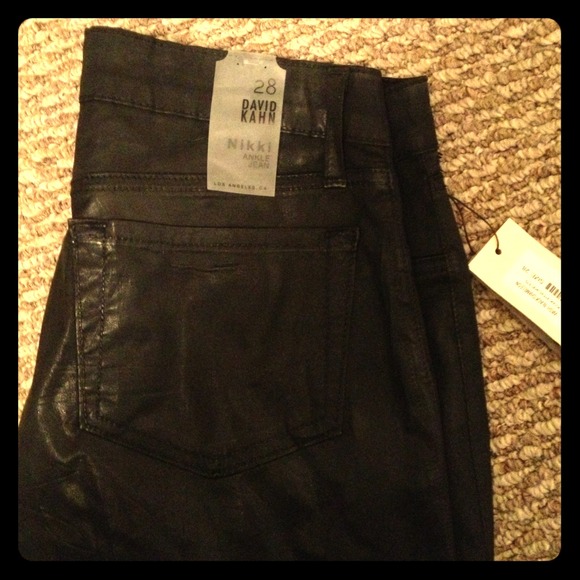*NEW* David Kahn "Nikki" Waxed Jeans