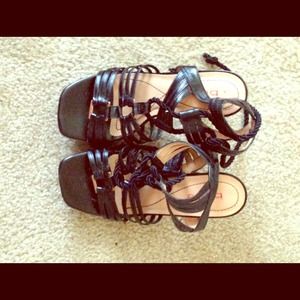 Sold -Black bebe heels.