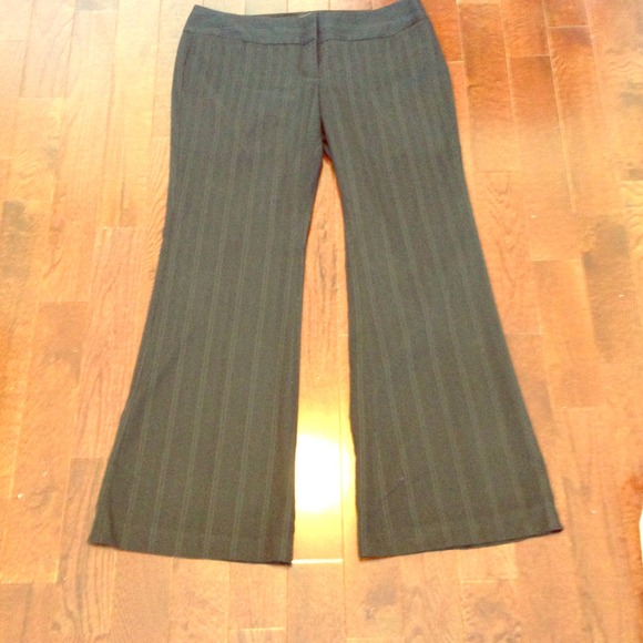 Express Publicist Pin Stripe Dress Pants